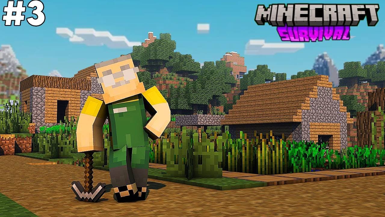 FINALLY I FOUND A SECRET VILLAGE IN MINECRAFT | MINECRAFT SURVIVAL #3 ...