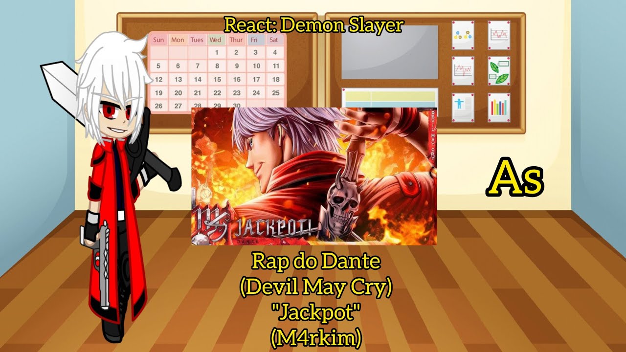 Demon Slayer react Rap do Dante 