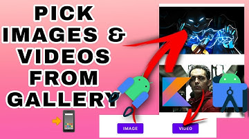 Pick image from gallery || Pick video from gallery || Android studio tutorial || Kotlin || hindi