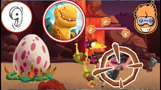 Dino Bash 😱 Dinosaurs vs Cavemen Tower Defense Wars  Level  💣 39 - 40 - 41 42  💣 GamePlay #9 screenshot 3