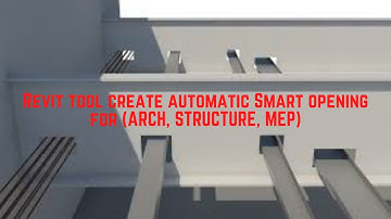 Revit tool create automatic Smart opening for (ARCH, STRUCTURE, MEP)