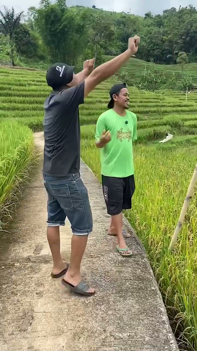 Joged di sawah #lucu #memengeselintapibikintawa #komedi #vidiolucungakaksampailemes