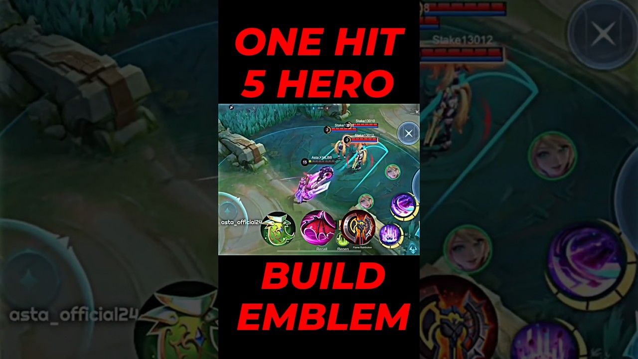 Set emblem & Build 5Hero One Hit 