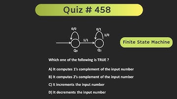 Finite State Machine Solved Problem (Digital Electronics) | Quiz # 458