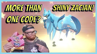 A distribution of Shiny Zacian and Shiny Zamazenta will be given to players  to redeem in Pokémon Sword and Pokemon Shield. More info inside (Updated) :  r/PokemonExpansion