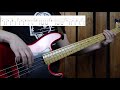 Bruno mars  locked out of heaven bass cover playalong with tab