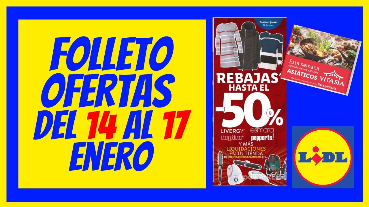 👉 LIDL Catálogo OFERTAS de SEMANA | Folleto 14 al ENERO 2021 - YouTube