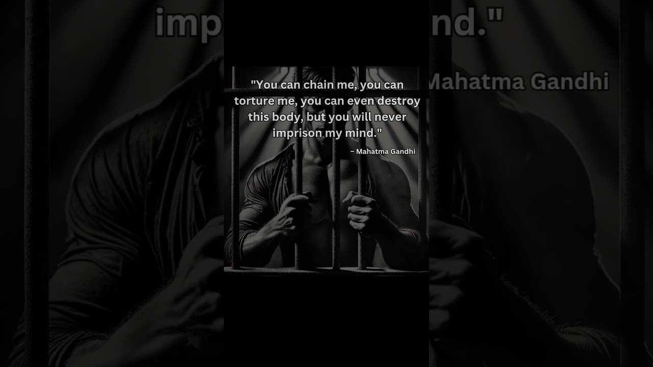 "Unbreakable Spirit | Mahatma Gandhi’s Most Powerful Quote"