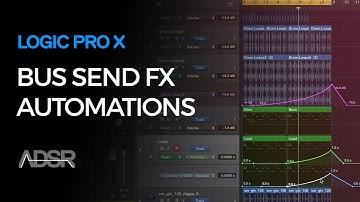 Logic Pro X - Bus Send FX Automation to create powerful transitions
