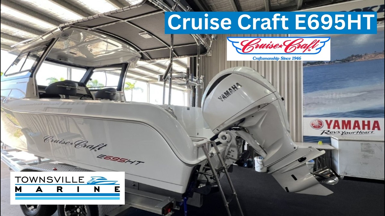 Cruise Craft E695HT powered by Yamaha 300hp at Townsville Marine