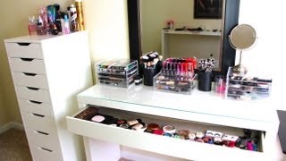 Makeup Collection & Storage! UPDATED- Casey Holmes Updated Makeup Collection Storage