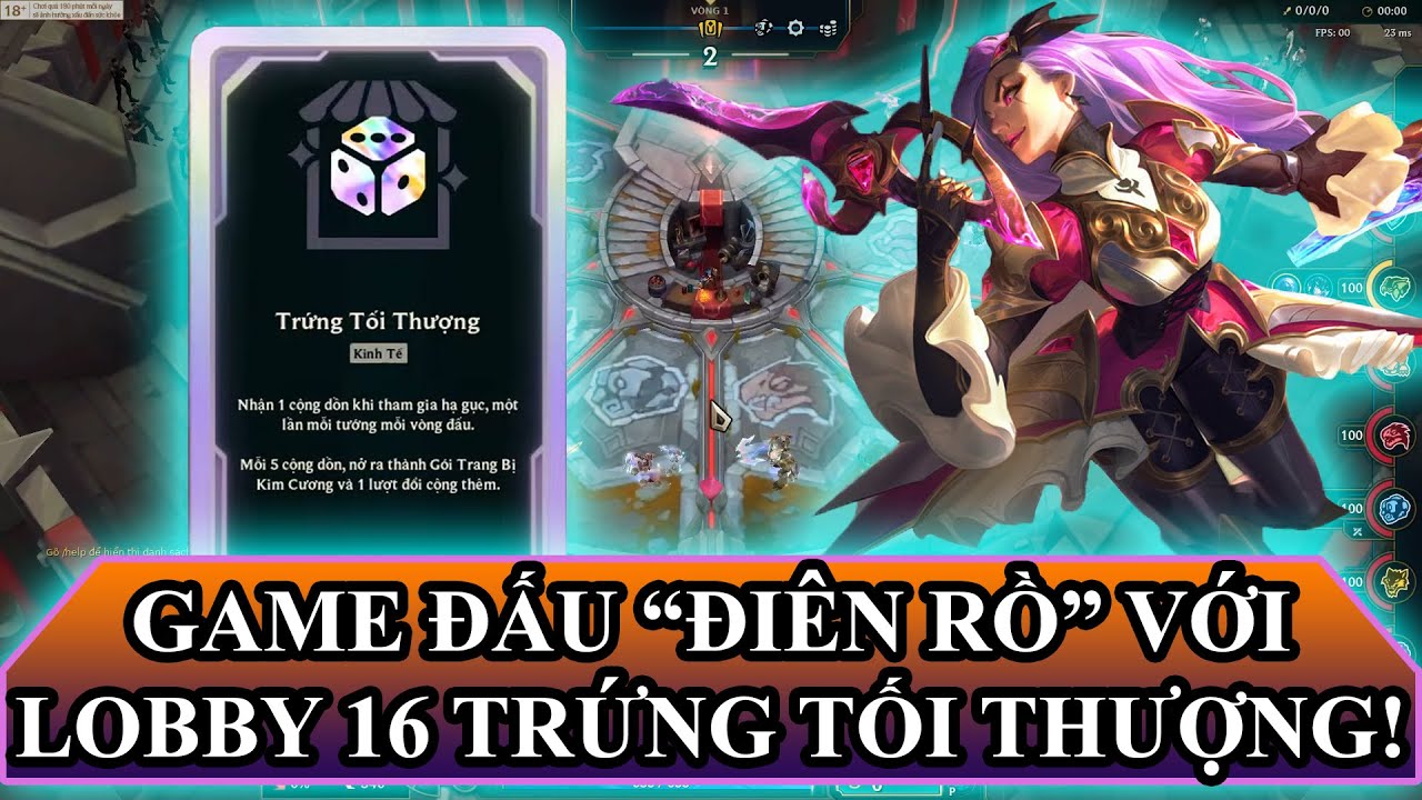 Katarina 1 R Bình Lobby Với Hơn 100K Sát Thương Tới Từ Chiêu Cuối !! | Võ Đài |