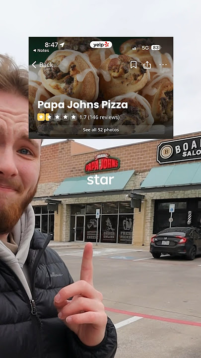 1 Star vs 5 Star Papa John’s