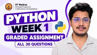Information Python Week 1 Graded Assignment | All 30 Ques Explained | Gen-Z IITian Guide