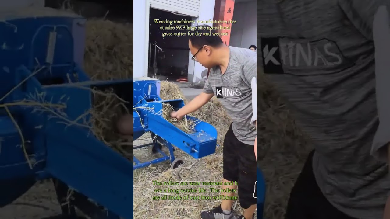 9ZP large horizontal chaff cutter with high strength alloy blade