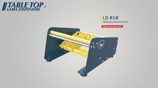 Deluxe Tabletop Label Dispenser By Excell LD-818