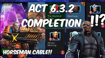 Act 6.3.2 (Overhang) COMPLETION!! | Marvel Contest Of Champions
