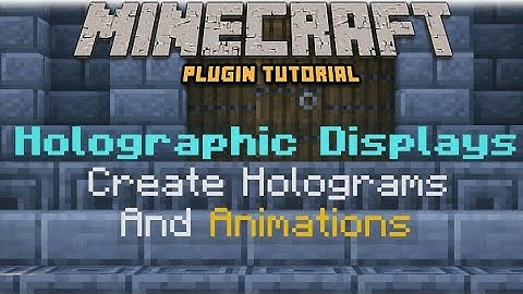 Add Holographic Display In Your Aternos Server | Minecraft