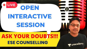 Ask me Anything | Saurabh Kumar Pandey  | #unacademy #ese2024 #letscrackit