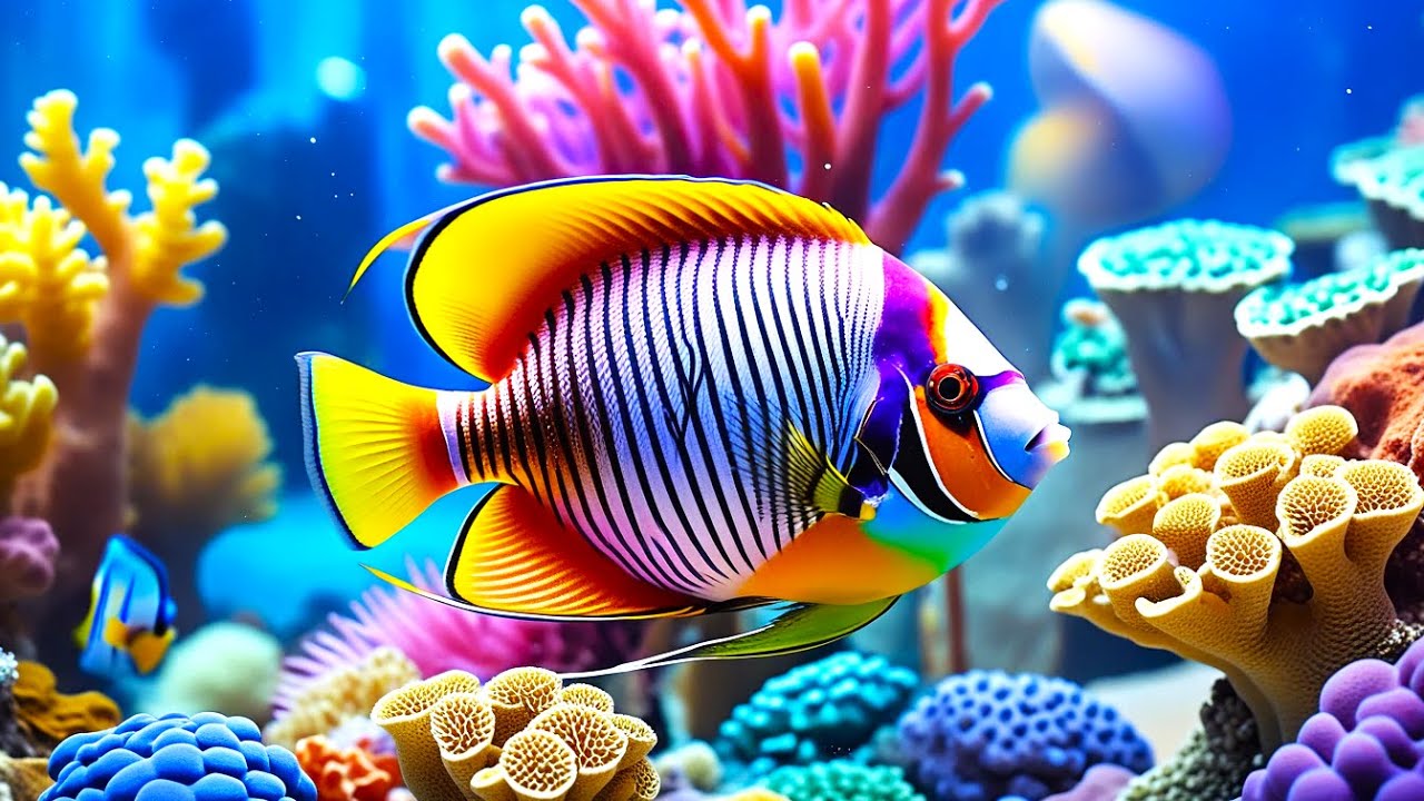 Photo inspiration: Peaceful Aquarium Scenes For Stress Relief Reference: The Best 4K Aquarium Explore Colorful Coral Reefs With Peaceful