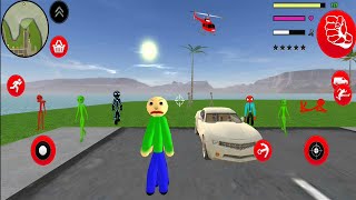 Baldi Stickman Rope Hero Gangstar Fun Killing Tricks  ( iOS , Android ) screenshot 5