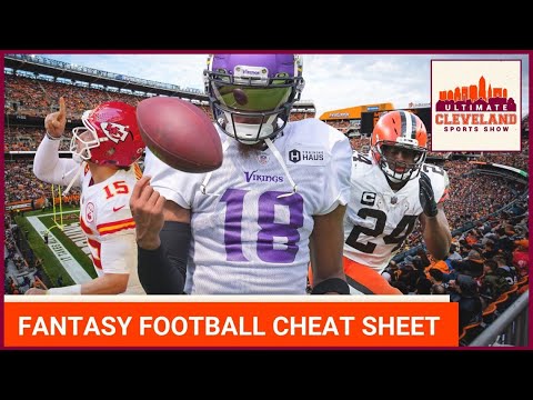 Is Nick Chubb RB1 in fantasy football for the 2023 season? Dave Richard  joins UCSS gives cheat sheet