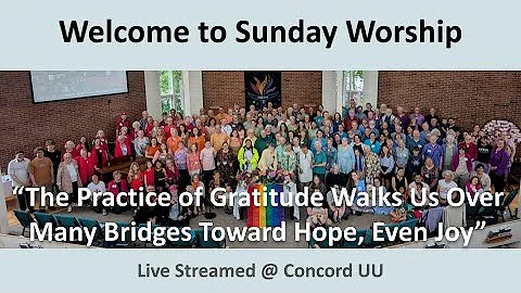 Concord UU Live Stream - Sun, 11/30/25 @ 10 am