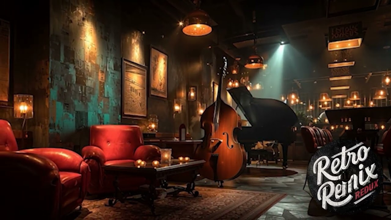 Hazy Evening Jazz Bar Ambience | Smooth Lounge Jazz To Relax To