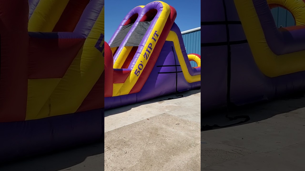 50ft Zip it Obstacle Course