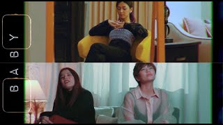 Video thumbnail of "Rahmania Astrini - Baby (feat. Leanne & Naara) (Official Lyric Video)"