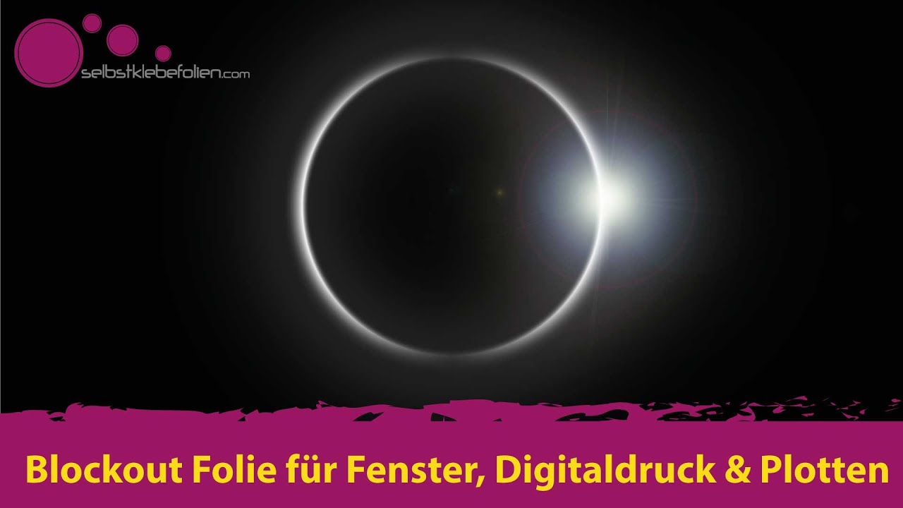 Lichtundurchlässige Folie: Lichtschutz mit selbstklebender Blockout Folie