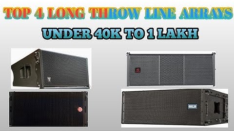 TOP 4 LONG THROW LINE ARRAYS UNDER 40K TO 1 LAKH PRICE DETAILS IN TELUGU