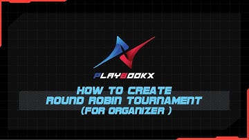 HOW TO CREATE ROUND ROBIN TOURNAMENT (FOR ORGANIZER)