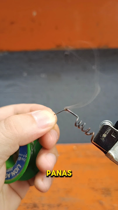 BIKIN SOLDER DARI KOREK API 🔥🔥#idekreatif #diy #creative #shorts