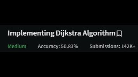 Implementing Dijkstra Algorithm