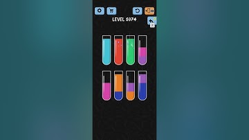 Water Color Sort Level 5974 Gameplay WalkThrough Solution