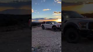 Nevada Sunset In A Raptor nevada lasvegas sunset fordraptor raptor 4x4 offroad