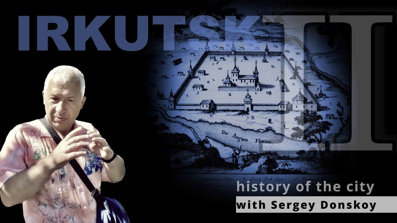 Russian city tour. Irkutsk Excursion 2. Siberia. Russia. Full HD