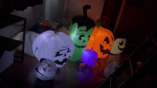 Airflowz + Pumpkin Hollow 2018 Inflatable Monster Pumpkin Patch Review!