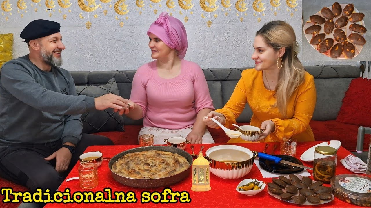 PRVI DAN IFTARA💜 Halva, dekoracija stola, priprema i serviranje hrane💜