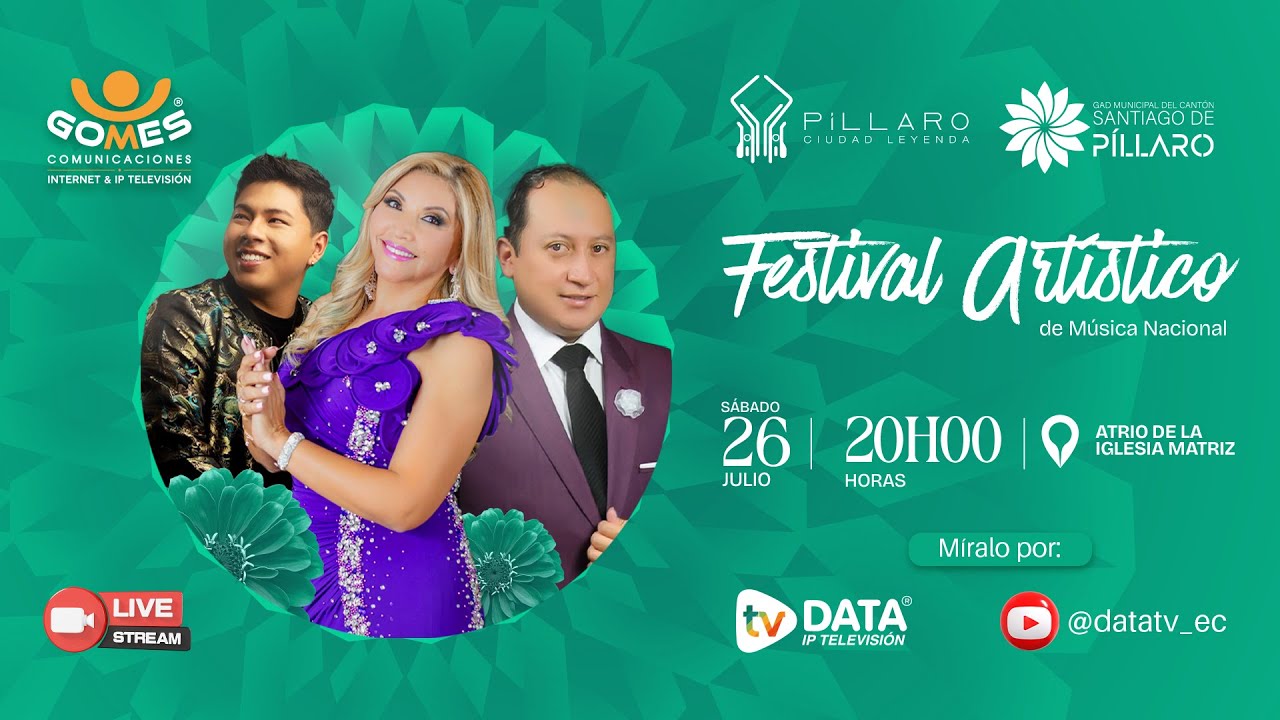 🎤 EN VIVO  Festival Artístico de Música Nacional – 174 Años de Cantonización