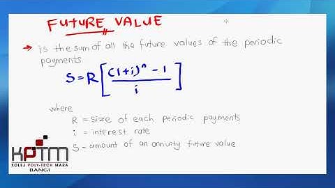 Annuity Part 1/4