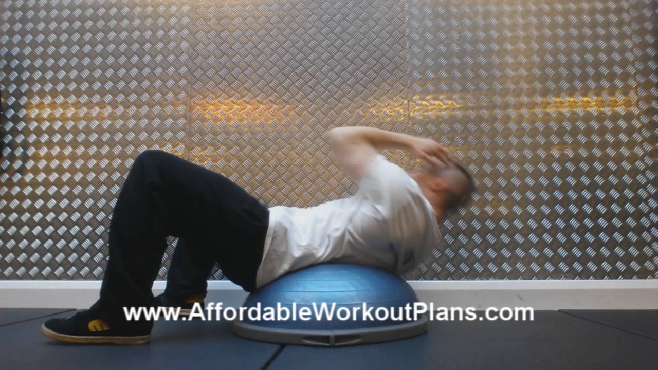 exercise 14.1 class 11 Side Crunches on Bosu Ball (abs exercise)