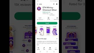 Top 3 Best Ethereum Mining Apps For Android 2023 | Best Mining Apps 2023 |  Ethereum Cloud Miner screenshot 2