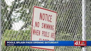 Macon-Bibb to open pools and splash pads Saturday, May 24 as summer heats up
