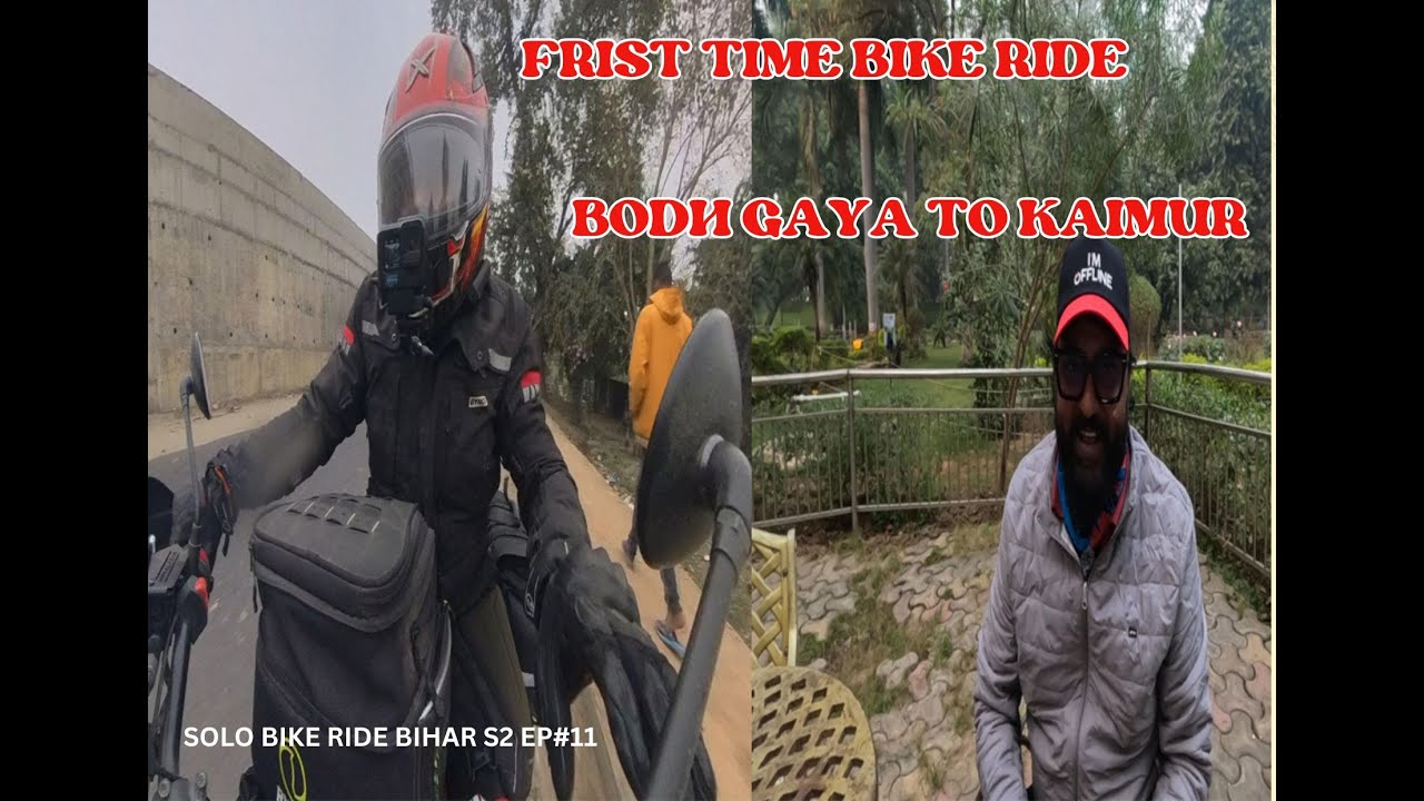 First time bike ride bodh gaya to kaimur solo bike ride to bihar S2EP11