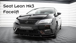 Seat Leon Mk3 Facelift | Maxton Design Splitter Set | Presentation #299