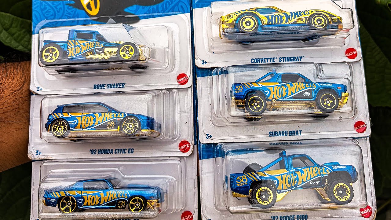 58th Anniversary Hotwheels Mix 1 | One Stop Video - YouTube