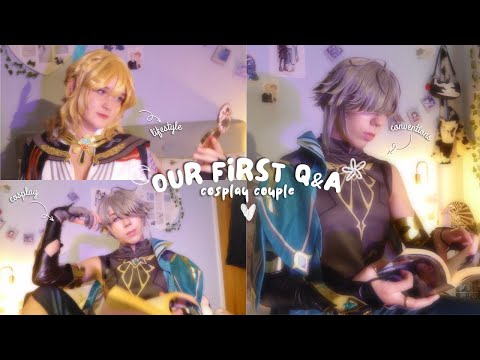 our first Q&A 🧸·.༄࿔ [cosplay couple] | cosplay, anime, conventions and more ୨ৎ