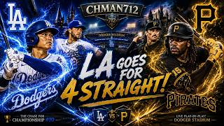 🔴 LIVE: Pirates vs Dodgers | Yamamoto Takes the Mound as LA Goes for 4 Straight! | Play-by-Play